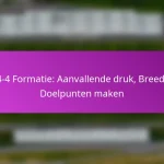 3-1-4-2 Formatie: Middenveldcontrole, Aanvalsopties, Tactische flexibiliteit in Voetbal