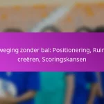 Diagonale Runs: Ruimte benutten, Spelerpositionering, Scoringskansen