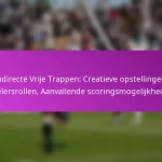 Set Piece Variaties: Creatieve benaderingen, Spelersbeweging, Scoring opties